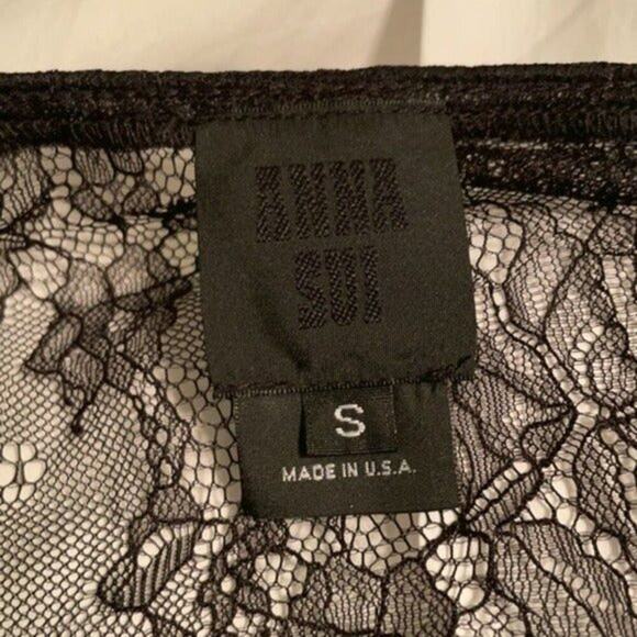 Anna Sui lace drop waist top s - Picture 4 of 7